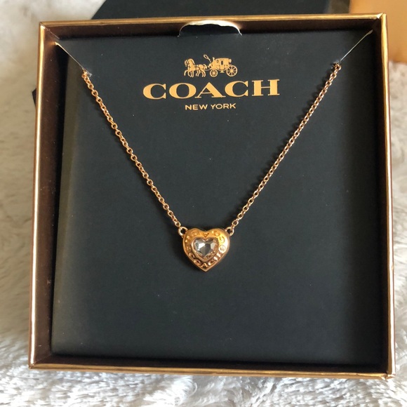 Coach Heart Necklace Flash Sales, UP TO 